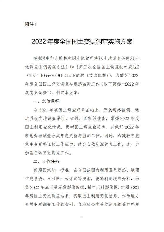 自然資源部：啟動2022年全國國土變更調(diào)查，梳理占用耕地情況