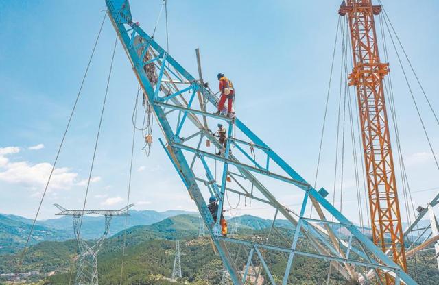 福建北電南送特高壓交流輸變電工程進入施工高峰期